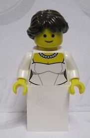 LEGO Minifigure-Bride (10224)-Town-TWN157-Creative Brick Builders